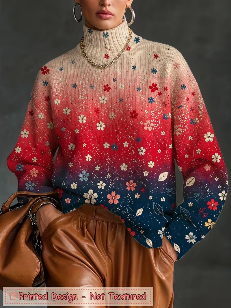 Winter Clothing For Women - T-shirt à col roulé pour femmes,