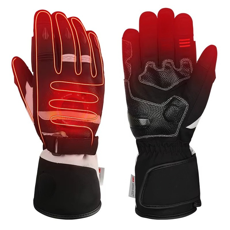 Heated Gloves Electric - Gants de moto chauffants pour l'hiver,