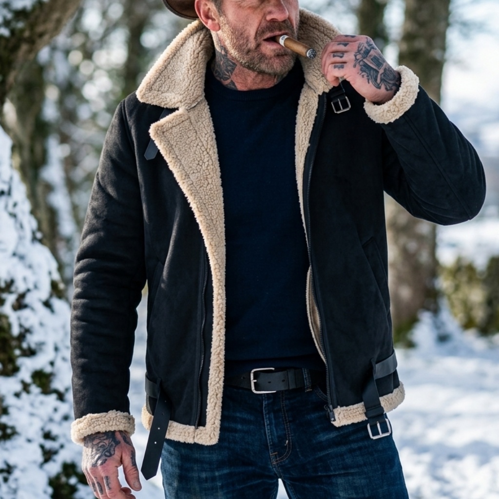 Winter Clothing Hiking - Veste d'hiver pour homme en faux