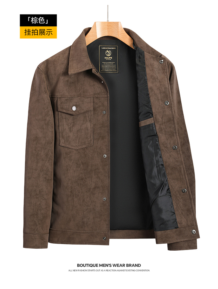 Veste en daim décontractée pou - Winter Clothing Pk avis et prix
