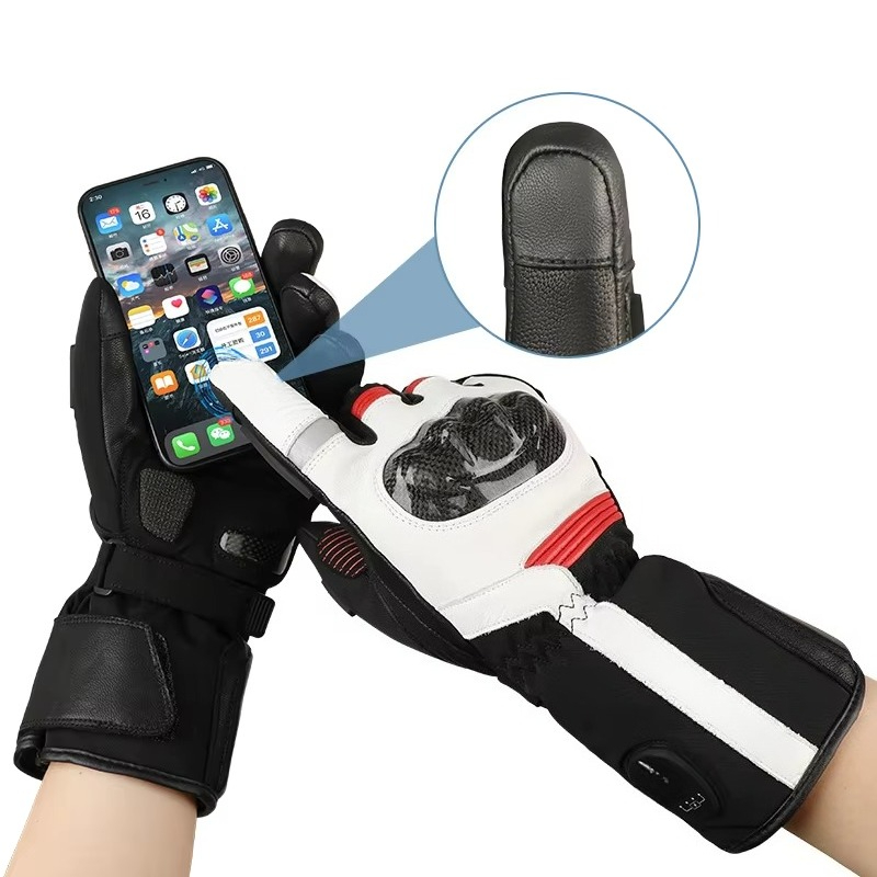 Gants de moto d'hiver, gants d - Heated Gloves Electric avis et prix